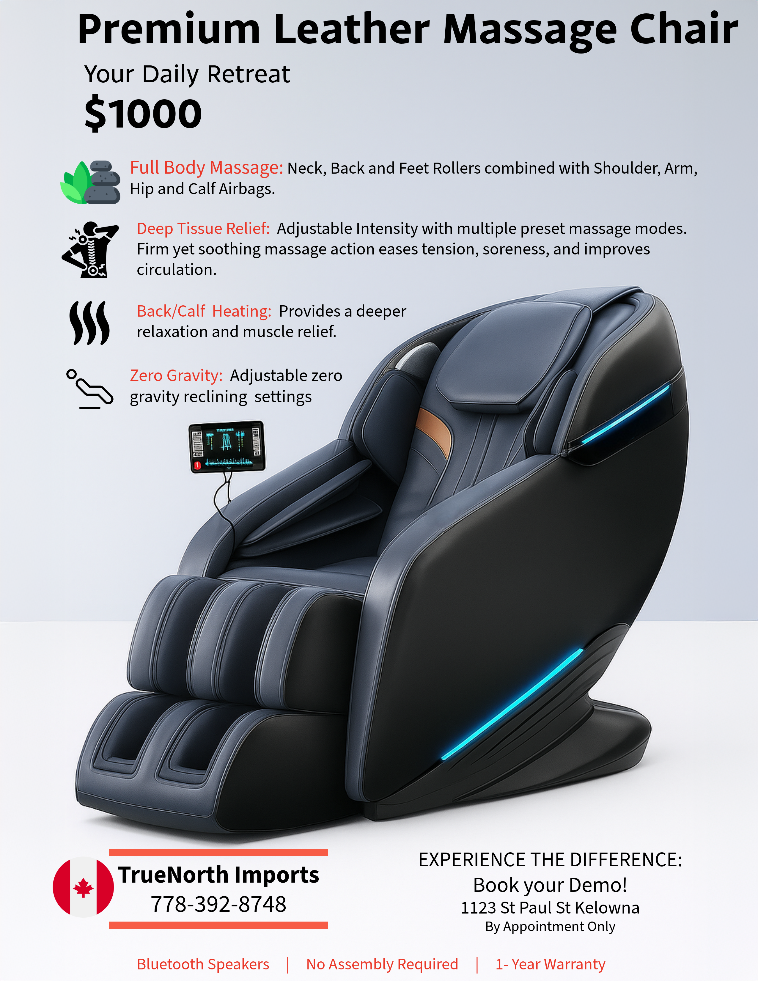 Premium Leather Massage Chair